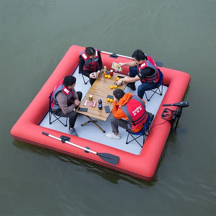 Inflatable Floating Lounge Boat Pvc Inflatable Boat Paddle Surfing Portable Fishing Boat For Outdoor activities
Inflatable Floating Lounge Boat Pvc Inflatable Boat Paddle Surfing Portable Fishing Boat For Outdoor activities