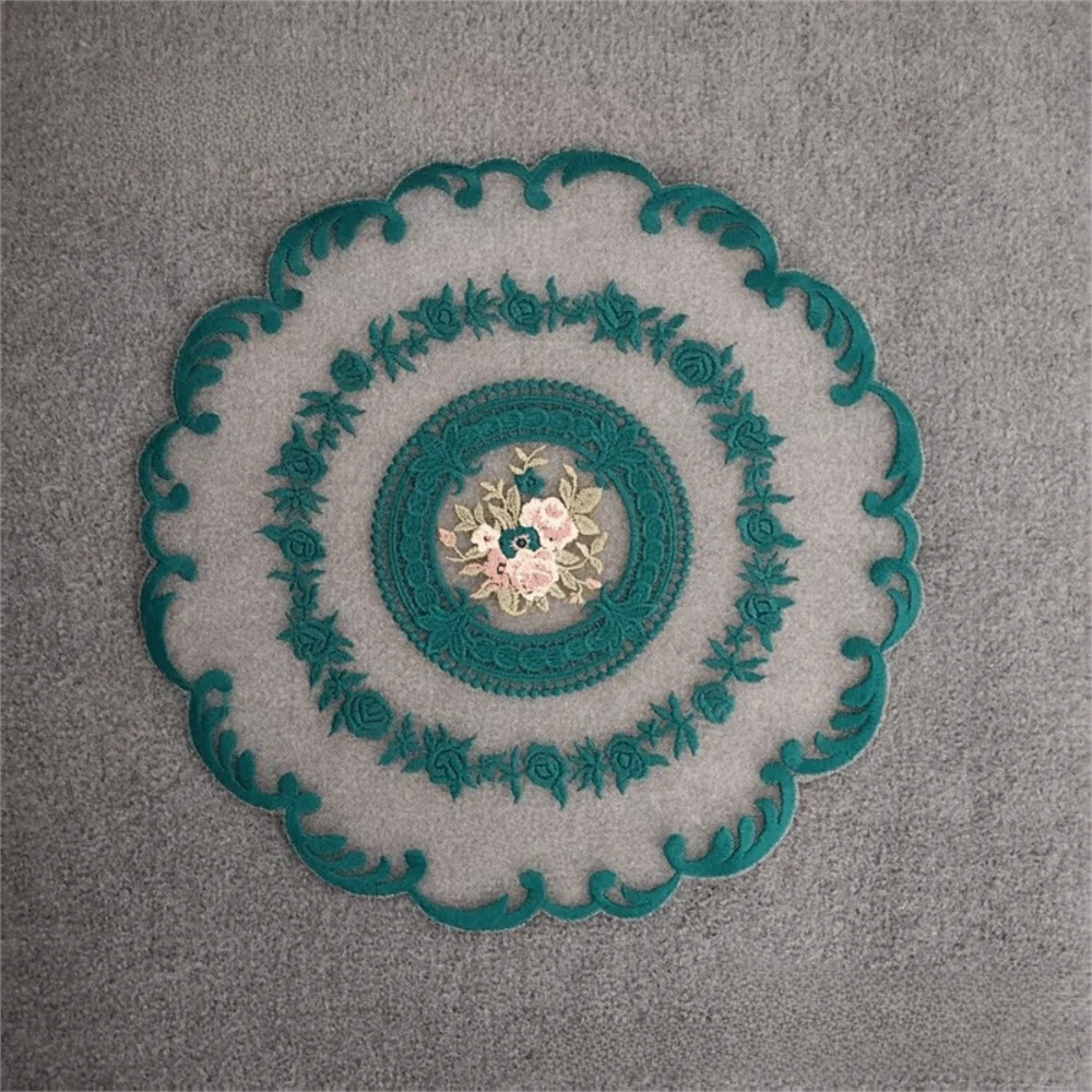 Vintage Lace Trim Embroidered Table Cover White Hollow Lace Table Cloth Round Doily Coffee Coaster Beside Table
Vintage Lace Trim Embroidered Table Cover White Hollow Lace Table Cloth Round Doily Coffee Coaster Beside Table