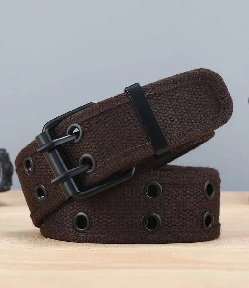 Canvas Style Men's Handsome Belt, Fashionable, Casual and Versatile, Youth Trendy Men's Durable Double Breasted Canvas Belt And
Canvas Style Men's Handsome Belt, Fashionable, Casual and Versatile, Youth Trendy Men's Durable Double Breasted Canvas Belt And