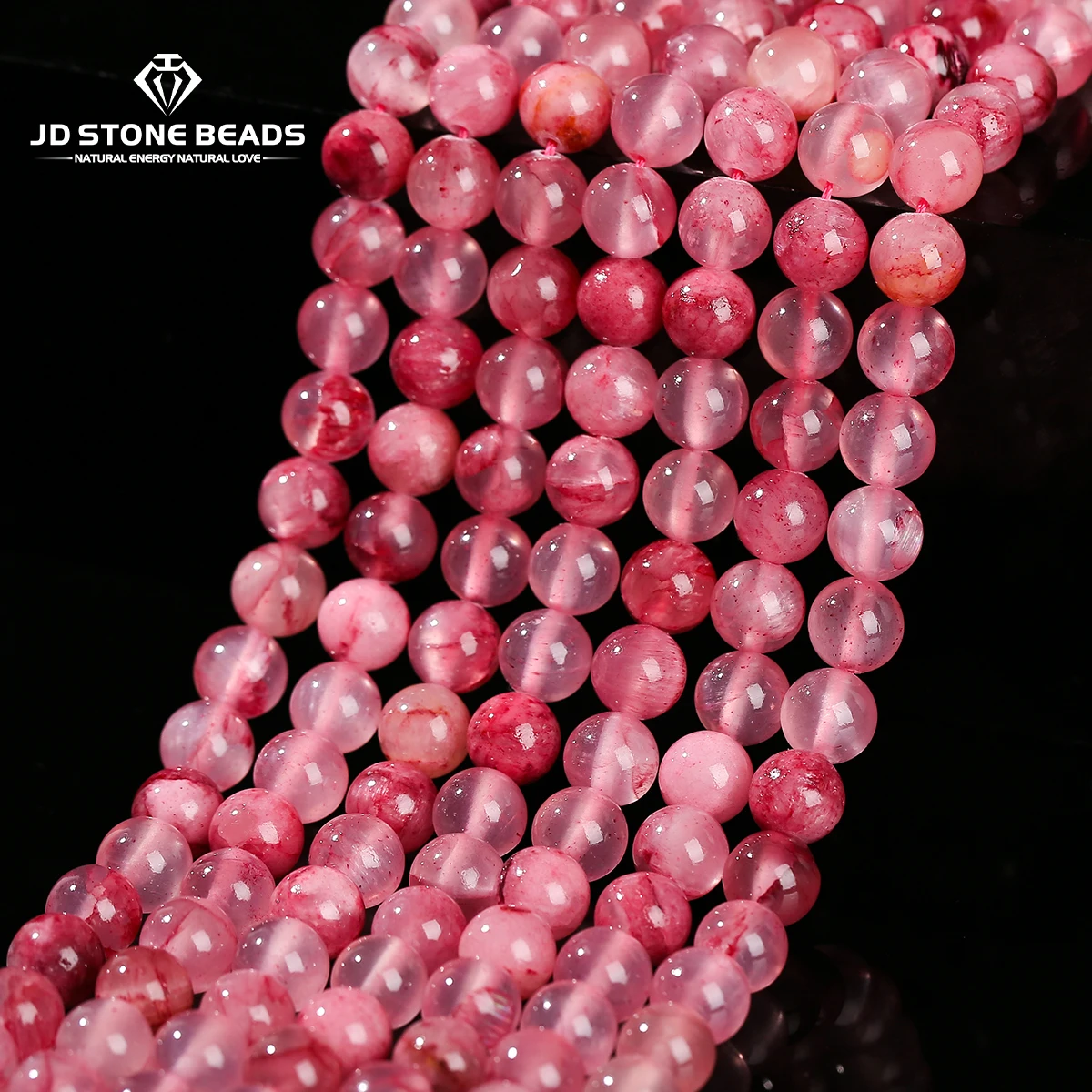 Light Rose Red Afghanistan Flower Jade Natural Stone Round Loose Beads for Jewelry Making DIY Bracelet Necklace Accessory 15"
Light Rose Red Afghanistan Flower Jade Natural Stone Round Loose Beads for Jewelry Making DIY Bracelet Necklace Accessory 15"
