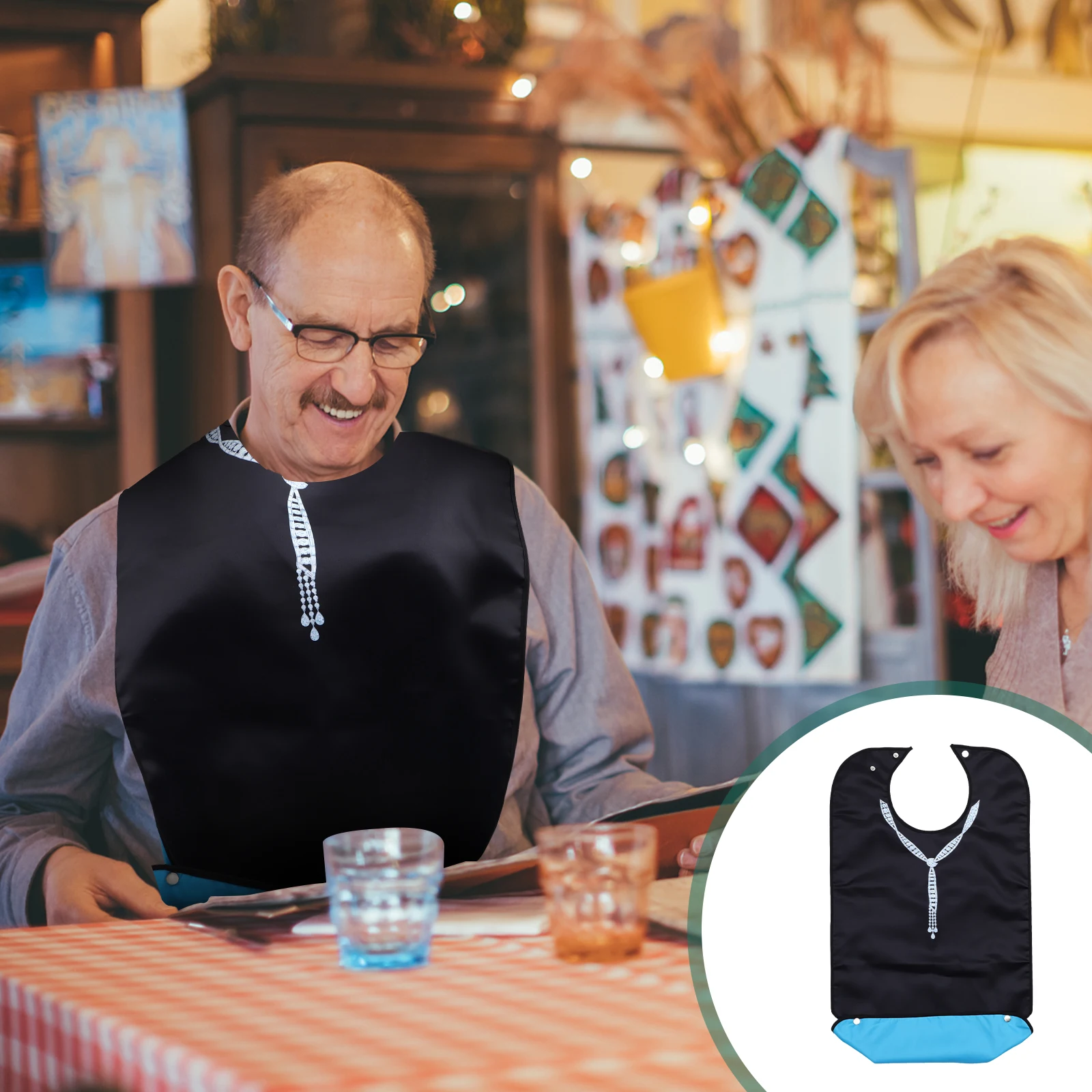 1Pcs Meal Bib Adult Saliva Towel Easy Wash Reusable Durable Polyester Material Exquisite Necklace Design Eating Apron
1Pcs Meal Bib Adult Saliva Towel Easy Wash Reusable Durable Polyester Material Exquisite Necklace Design Eating Apron