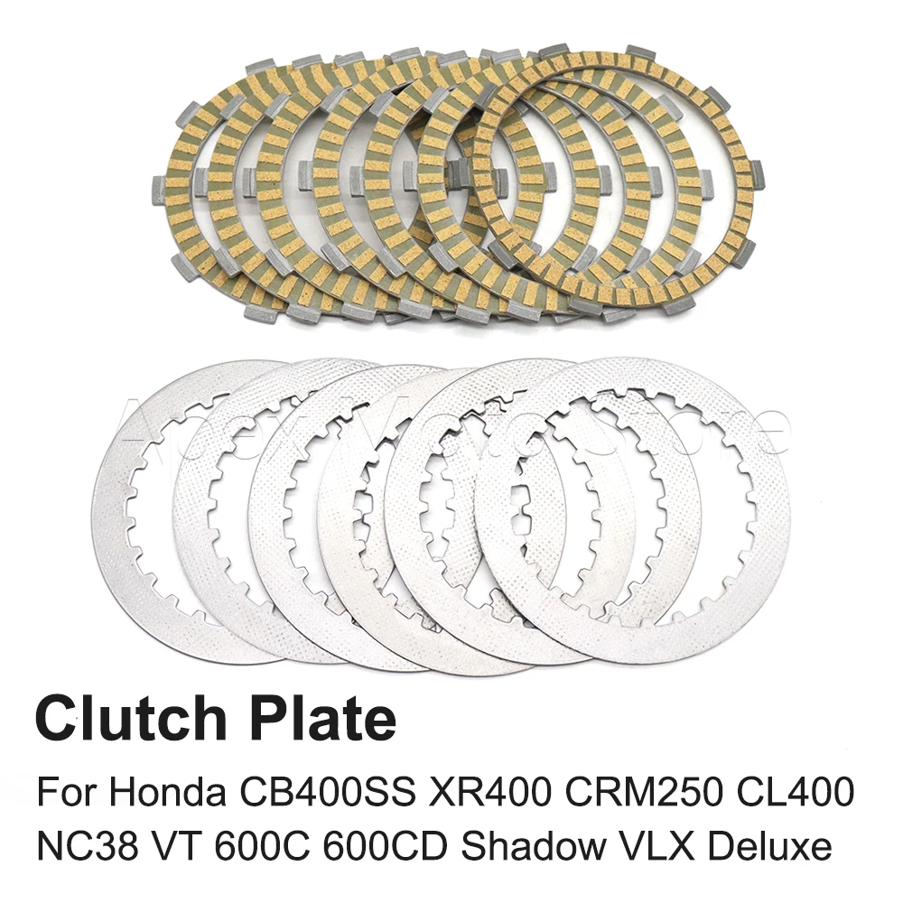 For Honda CB400SS XR400 CRM250 CL400 NC38 VT 600C 600CD Shadow VLX Street Motorcycle Clutch Plates Steel Plates Friction Disc
For Honda CB400SS XR400 CRM250 CL400 NC38 VT 600C 600CD Shadow VLX Street Motorcycle Clutch Plates Steel Plates Friction Disc