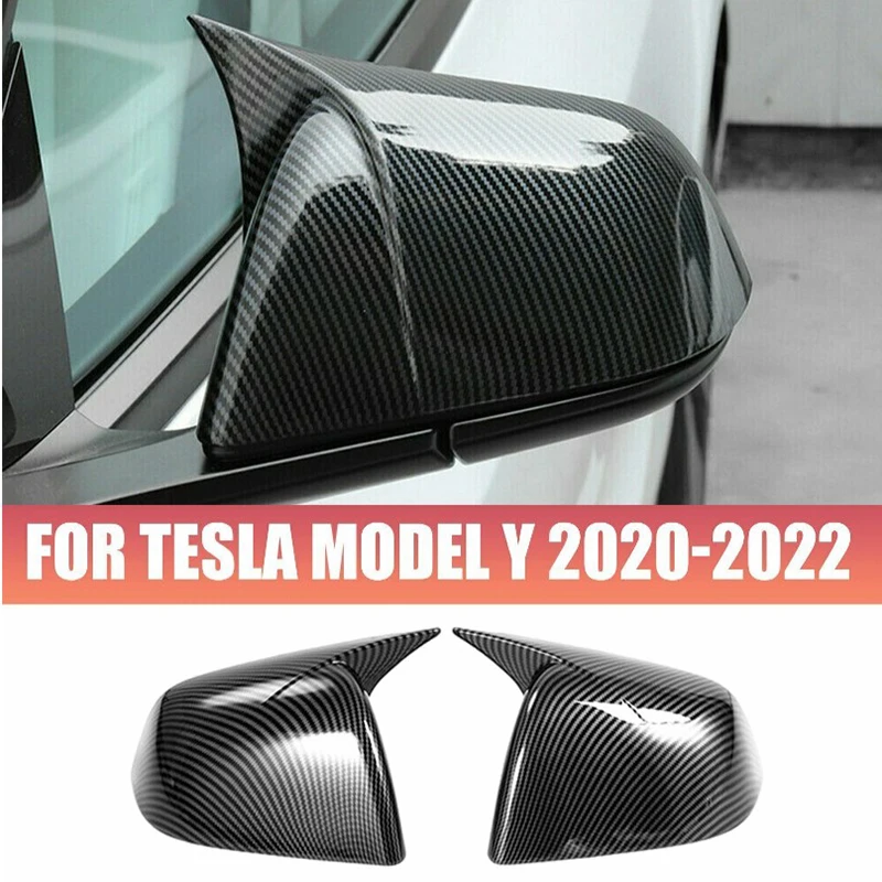 Rhyming Car Wing Side Rearview Mirror Cover Mirrors Cap External 2 Pcs Fit For Tesla Model Y 2020+ Car Accessories
Rhyming Car Wing Side Rearview Mirror Cover Mirrors Cap External 2 Pcs Fit For Tesla Model Y 2020+ Car Accessories