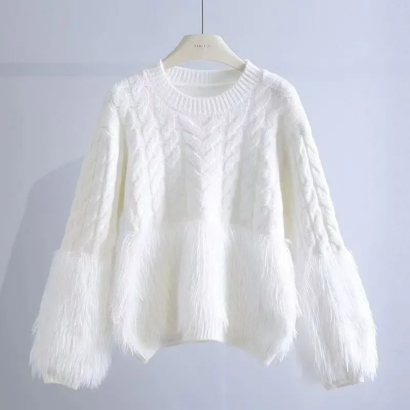 Fashionable Sweater for Women in Winter Thickened Design Niche Loose Pullover Knit Top
Fashionable Sweater for Women in Winter Thickened Design Niche Loose Pullover Knit Top