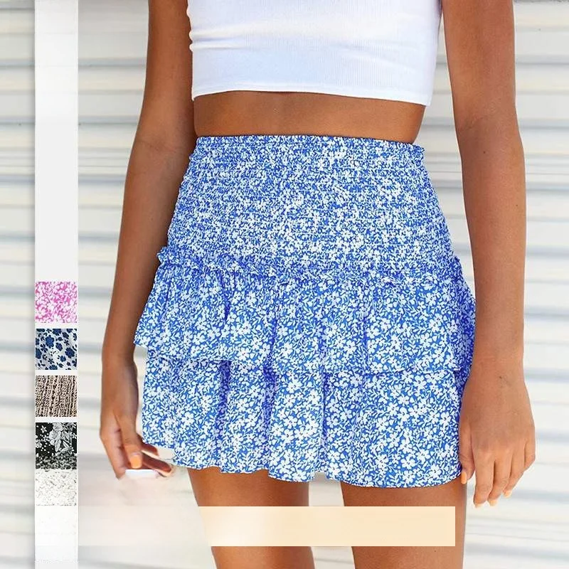 Sexy Casual Floral Print f-length Pleated Skirt Women's Faion Cross-border Bordered Skirts Mid-length Tee-acetate Fiber
Sexy Casual Floral Print f-length Pleated Skirt Women's Faion Cross-border Bordered Skirts Mid-length Tee-acetate Fiber