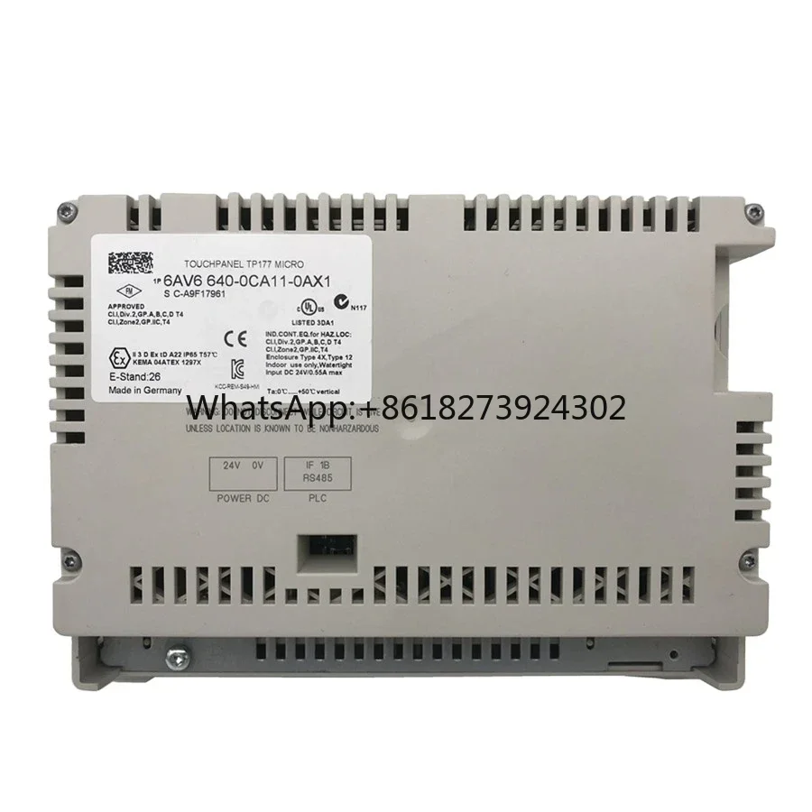 6AV6640-0CA11-0AX1 TP177 Micro PLC Hmi Controller With Integrated Touch Groupe Screen Panel Hmi
6AV6640-0CA11-0AX1 TP177 Micro PLC Hmi Controller With Integrated Touch Groupe Screen Panel Hmi