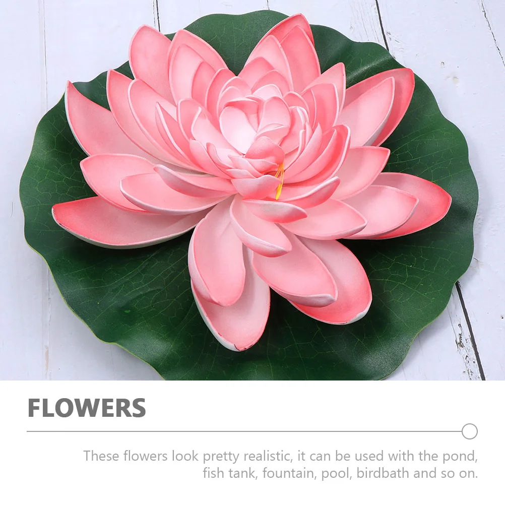 Artificial Lotus Flowers 17cm Pink Decoration for Pond Fish Tank Pool Garden Artificial Lily EVAReusable Float
Artificial Lotus Flowers 17cm Pink Decoration for Pond Fish Tank Pool Garden Artificial Lily EVAReusable Float