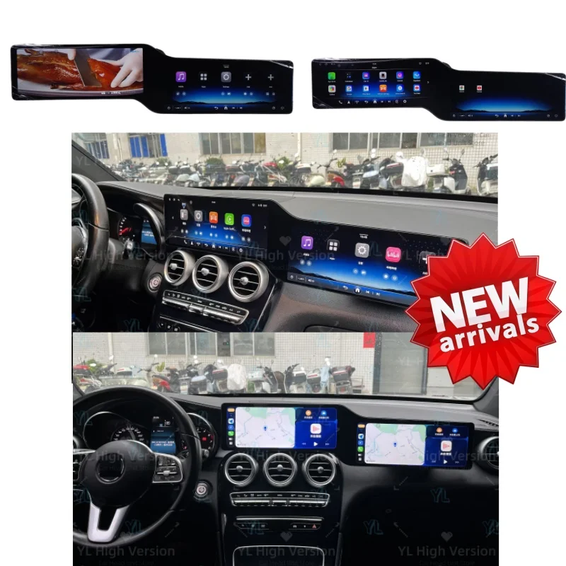 25Inch Android Auto Car Radio For Mercedes Benz C Class W205 / GLC 2015-2022 Dual Screen Carplay Stereo Multimedia Player DSP 4G
25Inch Android Auto Car Radio For Mercedes Benz C Class W205 / GLC 2015-2022 Dual Screen Carplay Stereo Multimedia Player DSP 4G