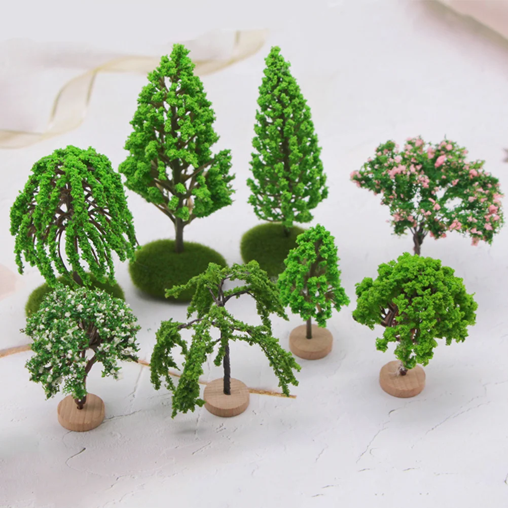 8 Pcs Model Micro Landscape Tree Artificial Train Trees Greenery Decor Mini Garden Decoration Faux
8 Pcs Model Micro Landscape Tree Artificial Train Trees Greenery Decor Mini Garden Decoration Faux