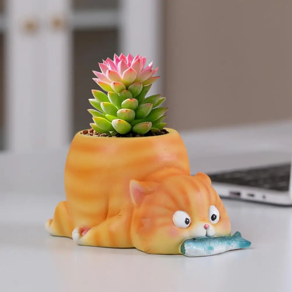 Cute Cat Dog Succulents Pots Resin Planter with Drainage Hole Animal Flower Pot for Succulents Home Office Desk Decoration
Cute Cat Dog Succulents Pots Resin Planter with Drainage Hole Animal Flower Pot for Succulents Home Office Desk Decoration