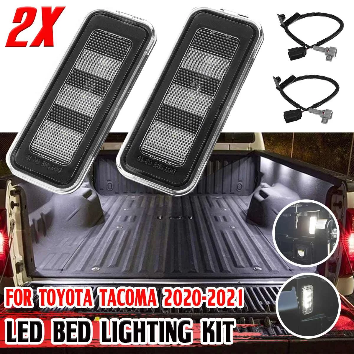 Pair LED Car Rear Luggage Trunk Compartment Light Cargo Area Lighting Tail Courtesy Door Lamp For TOYOTA TACOMA 2020-2021
Pair LED Car Rear Luggage Trunk Compartment Light Cargo Area Lighting Tail Courtesy Door Lamp For TOYOTA TACOMA 2020-2021