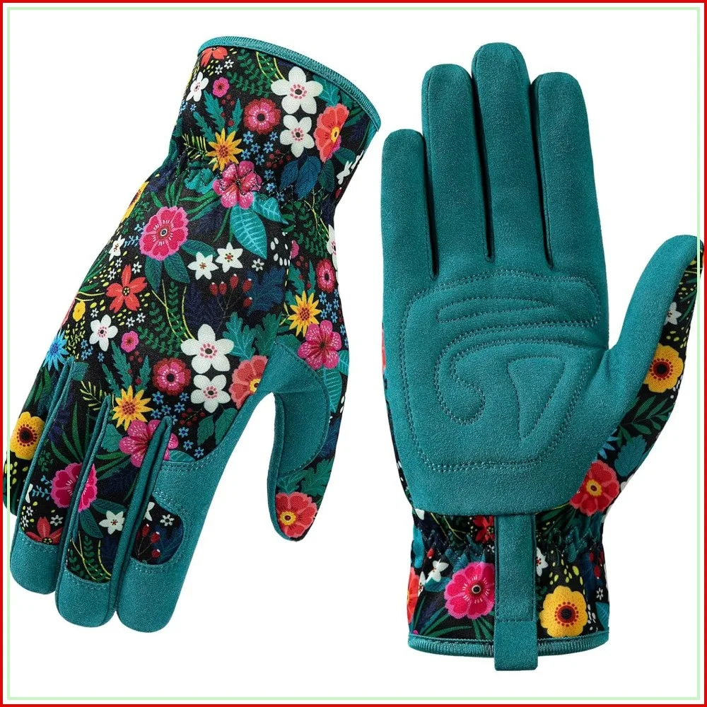 Breathable Leather Gardening Gloves for Women, Thorn-Proof Puncture-Resistant with Grip
Breathable Leather Gardening Gloves for Women, Thorn-Proof Puncture-Resistant with Grip