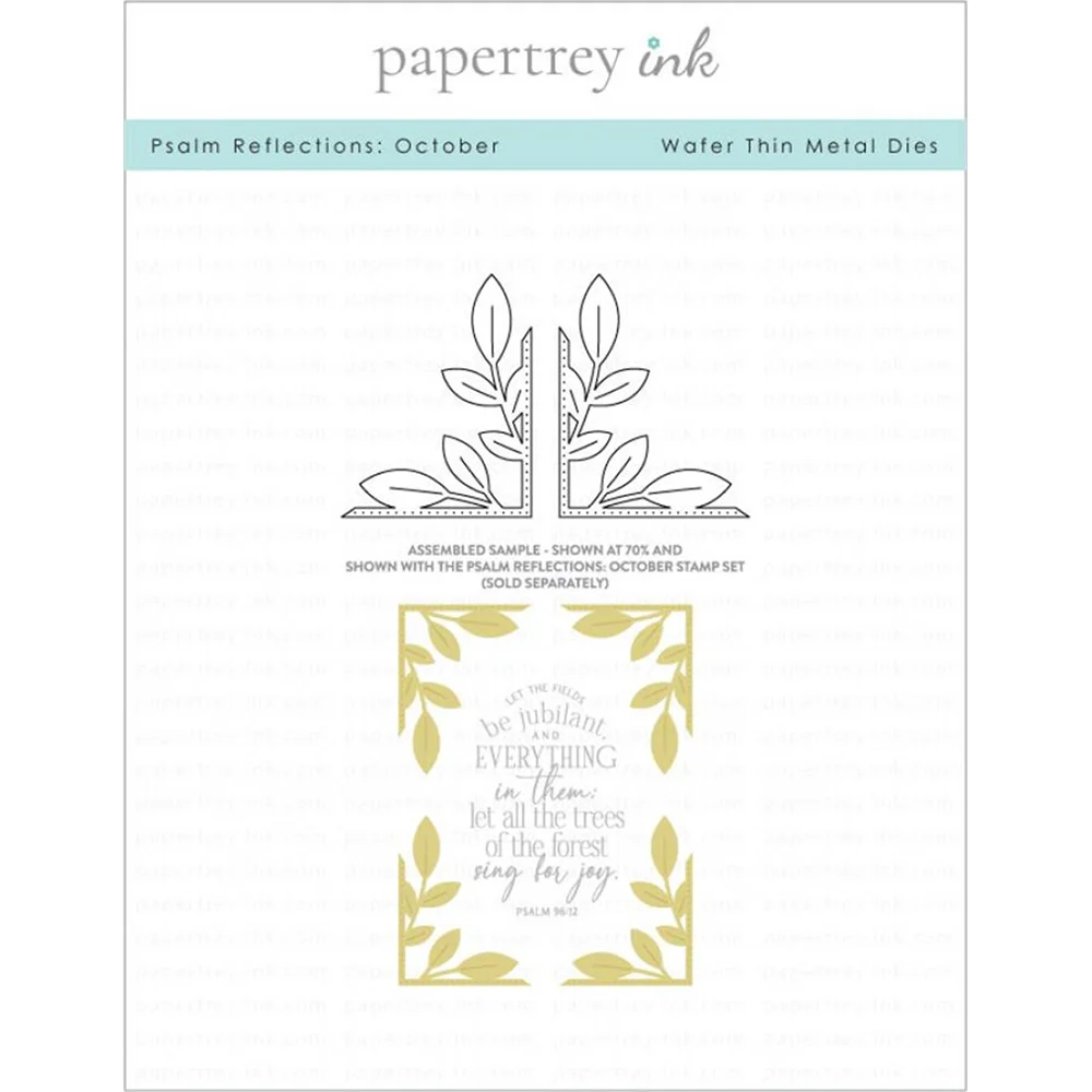 Psalm Reflections: October Die New Metal Craft Cutting Dies DIY Scrapbook Paper Diary Decoration Card Handmade Embossing 2023
Psalm Reflections: October Die New Metal Craft Cutting Dies DIY Scrapbook Paper Diary Decoration Card Handmade Embossing 2023