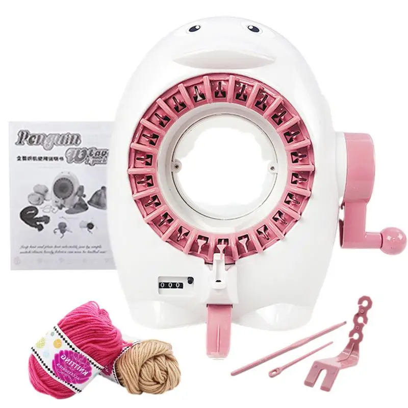 Crochet Machine Hand Crank 22 Needles Looms Machine Anti-Fall Mini Sewing Knitting Mill Machine For Making Gloves Clothes Hats
Crochet Machine Hand Crank 22 Needles Looms Machine Anti-Fall Mini Sewing Knitting Mill Machine For Making Gloves Clothes Hats
