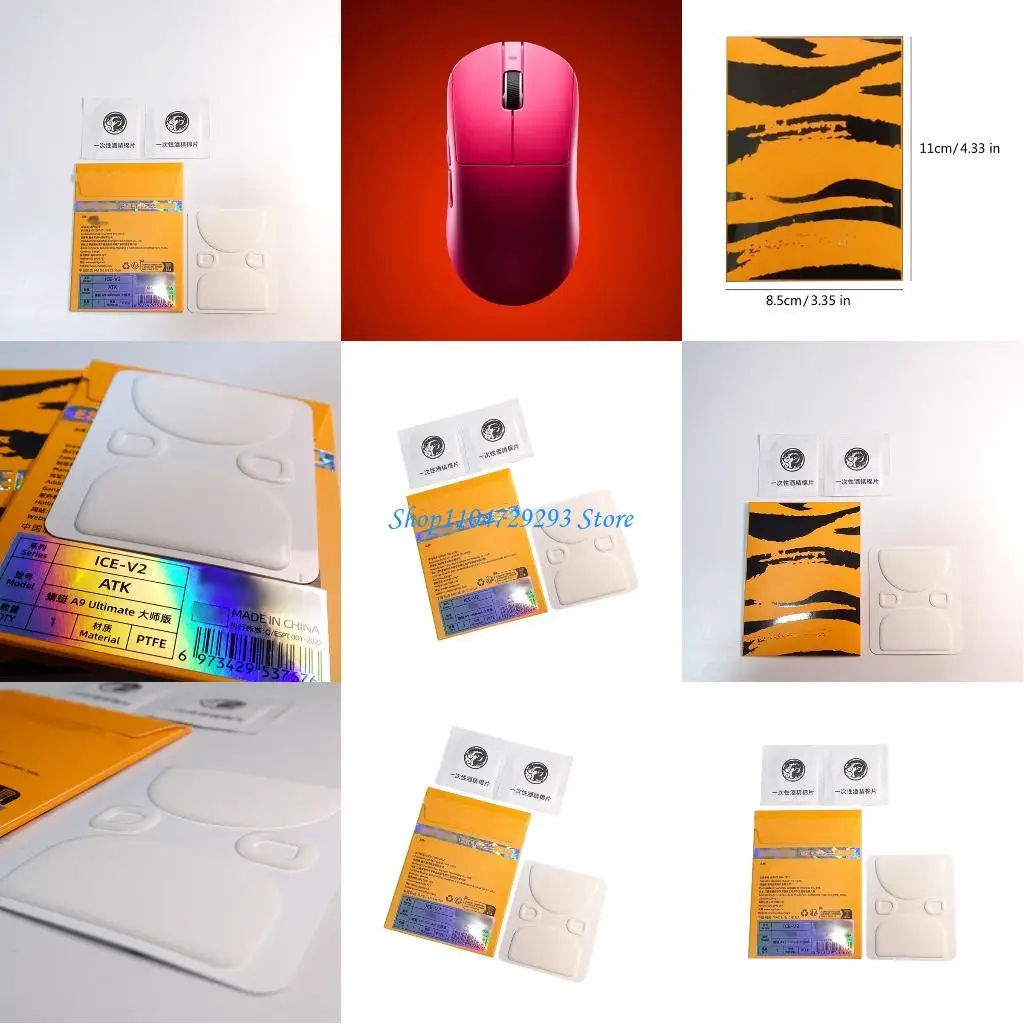 Y2GD Smooth Gliding Gaming Mouse Skates Mouse Glides Pad for ATK Dragonflies A9
Y2GD Smooth Gliding Gaming Mouse Skates Mouse Glides Pad for ATK Dragonflies A9