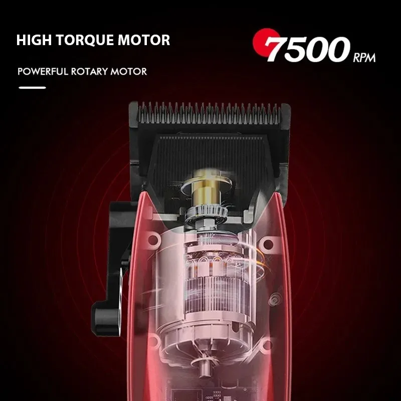 WMARK NG-125 Professional Electric Hair Clipper 7500RPM Hair Trimmer for Man DLC Fixed Blade Ceramic Moving Blade Cutt Machine
WMARK NG-125 Professional Electric Hair Clipper 7500RPM Hair Trimmer for Man DLC Fixed Blade Ceramic Moving Blade Cutt Machine