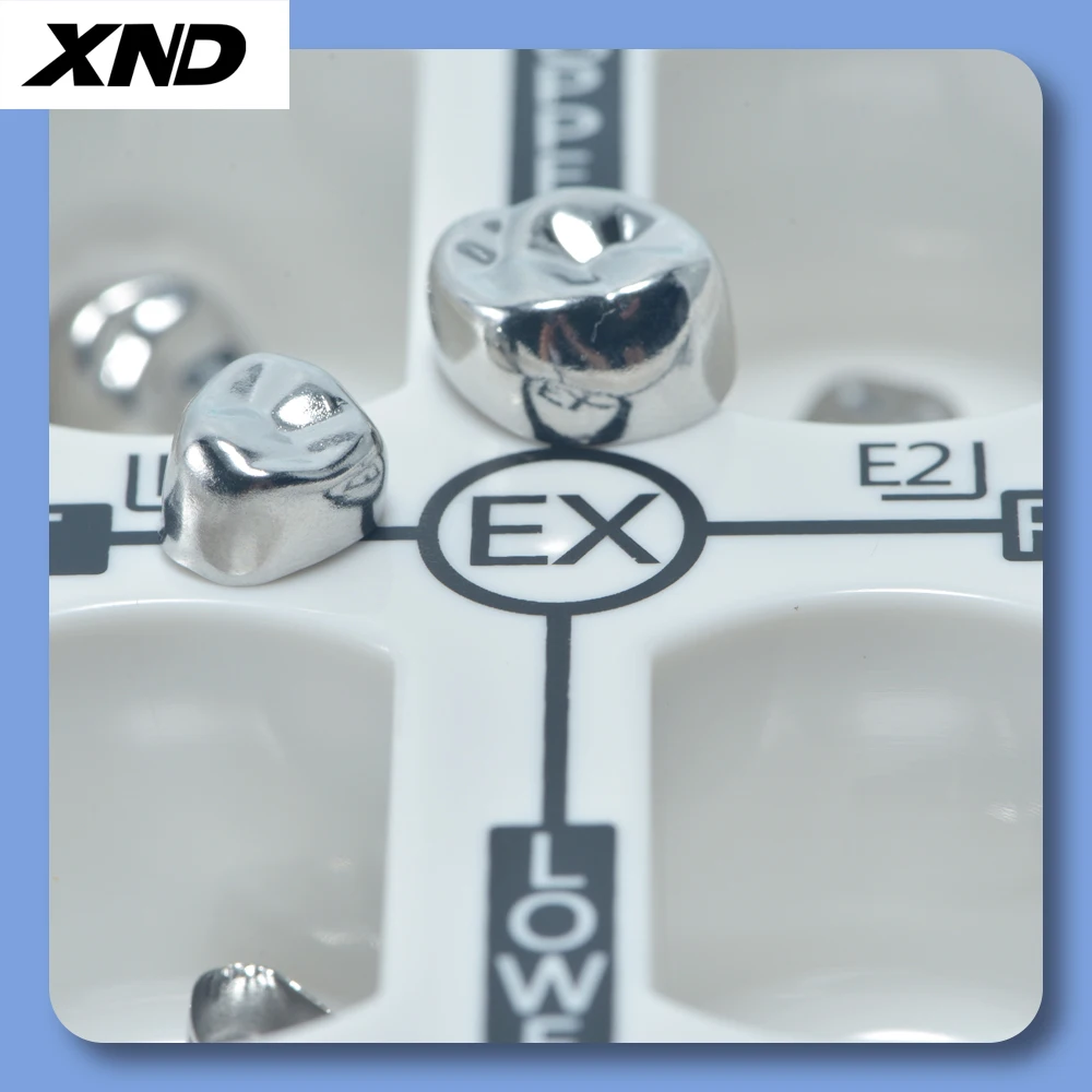 XND Dental Primary Molar Crown 48 PCS Teeth Preformed Stainless Steel Temporary Crowns Kit Adult Kids Pediatric Dentistry Supply
XND Dental Primary Molar Crown 48 PCS Teeth Preformed Stainless Steel Temporary Crowns Kit Adult Kids Pediatric Dentistry Supply