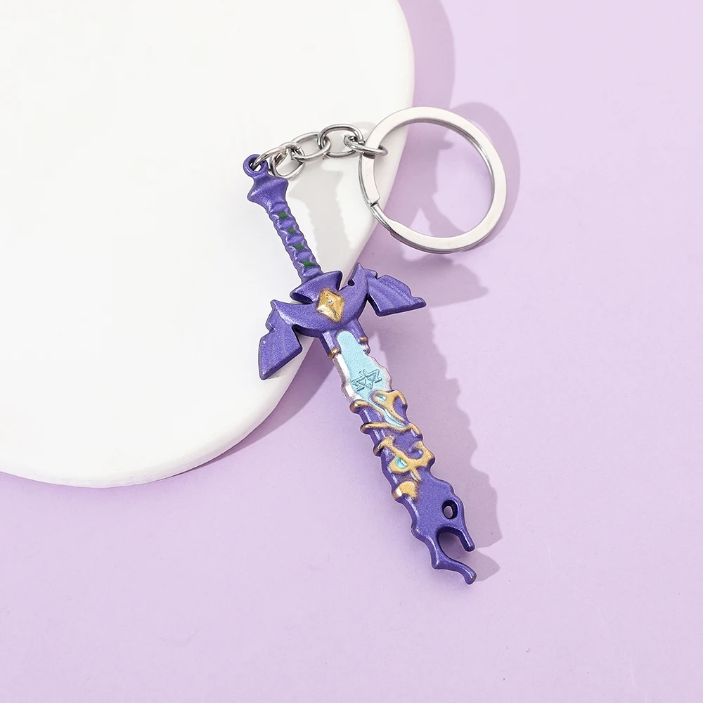Legend of Master Sword Model Keychain for Men Kingdom Tears Multi-color Pendant Key Ring Fans Collection Jewelry Gifts
Legend of Master Sword Model Keychain for Men Kingdom Tears Multi-color Pendant Key Ring Fans Collection Jewelry Gifts