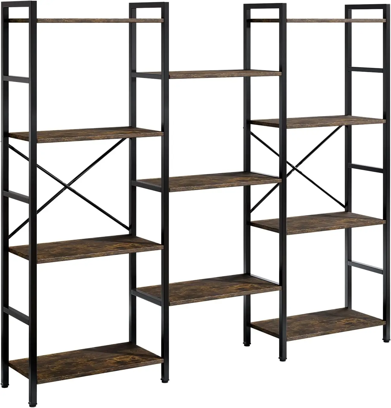 Triple 4 Tier Book Shelf, Modern Bookcase Shelf, Freestanding Tall Display Shelves For Living Room/Office/Garage, Stable
Triple 4 Tier Book Shelf, Modern Bookcase Shelf, Freestanding Tall Display Shelves For Living Room/Office/Garage, Stable