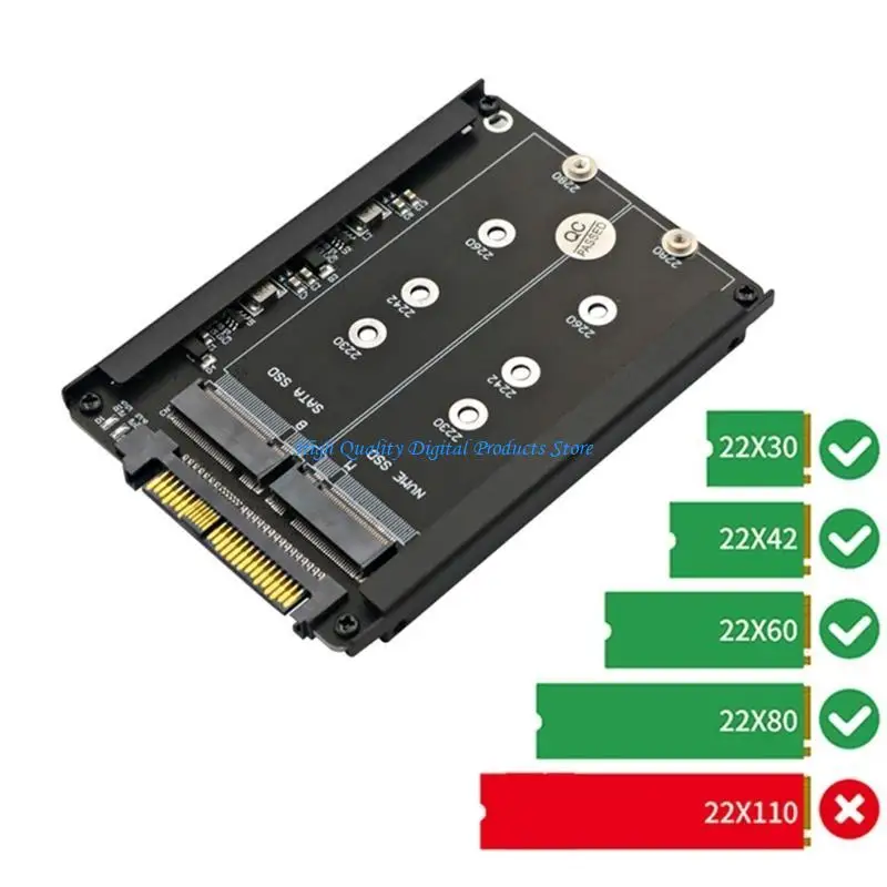 U2JE SSD Adapter M.2 SSD to U.2 Adapter NVMe B/M NGFF SSD to PCI-e SFF-8639
U2JE SSD Adapter M.2 SSD to U.2 Adapter NVMe B/M NGFF SSD to PCI-e SFF-8639