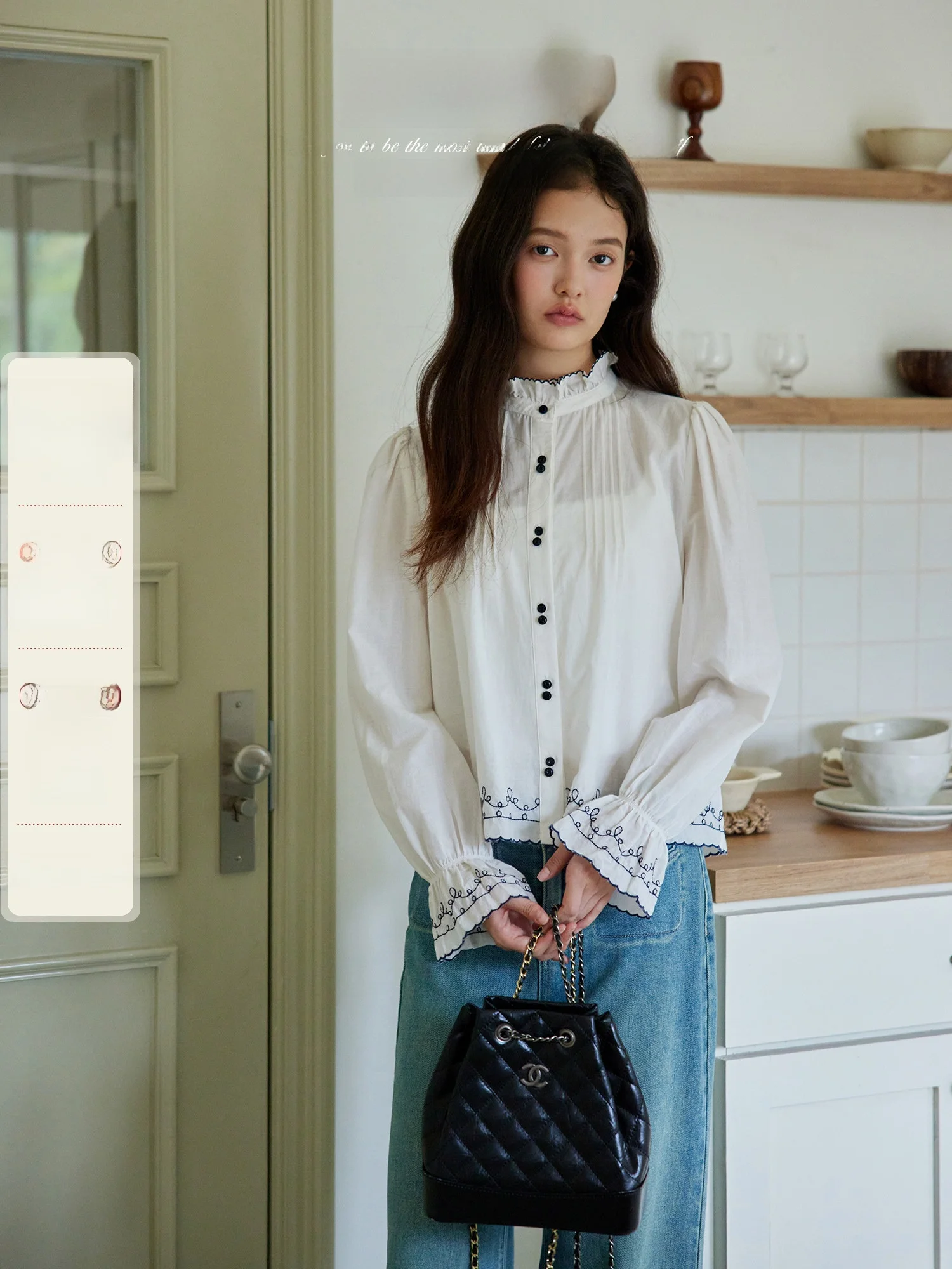 ORWhite Винтажная женская блузка с вышивкой, длинным рукавом и воротником-стойкой, осенне-зимняя новинка, с тяжелой кружевной отделкой, белая
ORWhite Винтажная женская блузка с вышивкой, длинным рукавом и воротником-стойкой, осенне-зимняя новинка, с тяжелой кружевной отделкой, белая