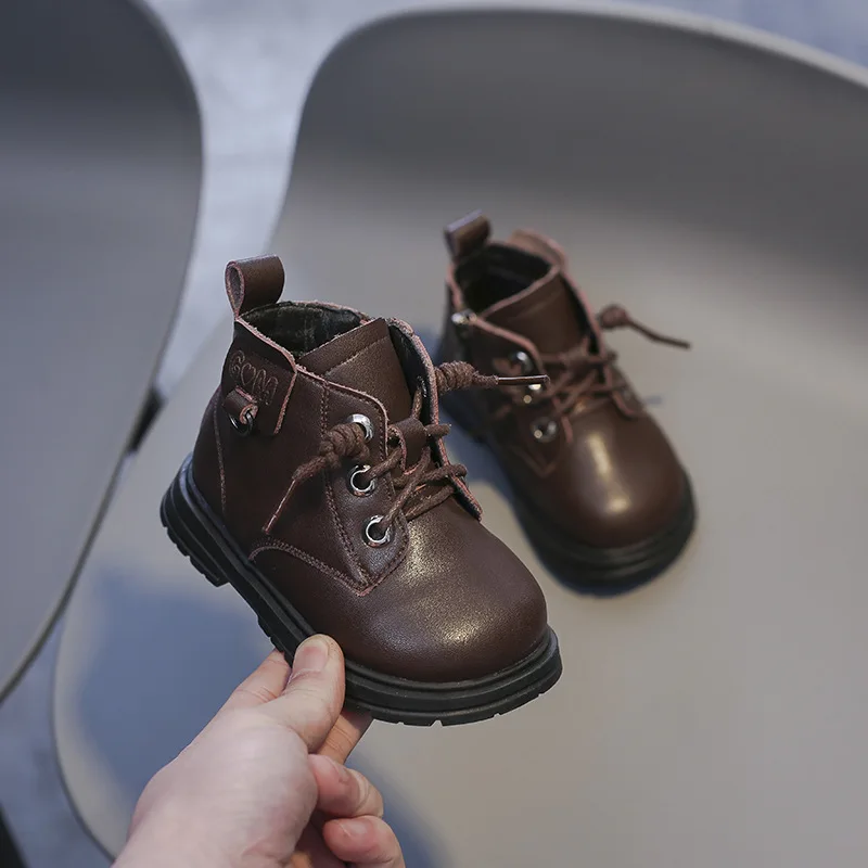 Autumn Winter Kids Boots Warm Plush Boys Toddler Girls Boots Fashion Leather Children Casual Shoes Boys Girls Boots for Kids
Autumn Winter Kids Boots Warm Plush Boys Toddler Girls Boots Fashion Leather Children Casual Shoes Boys Girls Boots for Kids