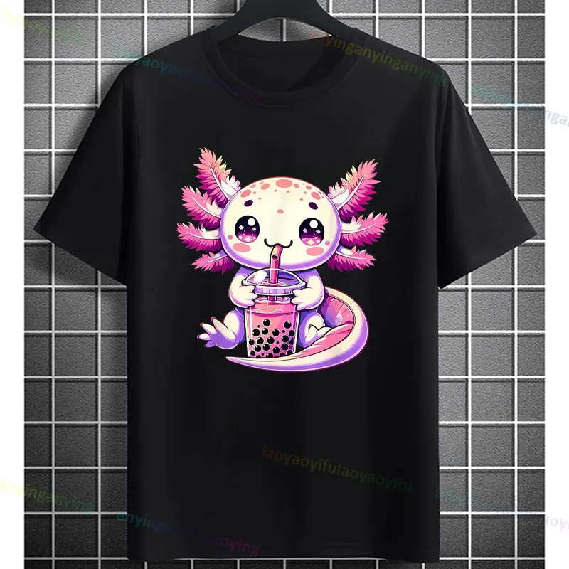 Bubble Boba Tea Anime Cute Kawaii Axolotl Графическая футболка Повседневная черная футболка с коротким рукавом из 100% хлопка с круглым вырезом AllSeason Wear
Bubble Boba Tea Anime Cute Kawaii Axolotl Графическая футболка Повседневная черная футболка с коротким рукавом из 100% хлопка с круглым вырезом AllSeason Wear