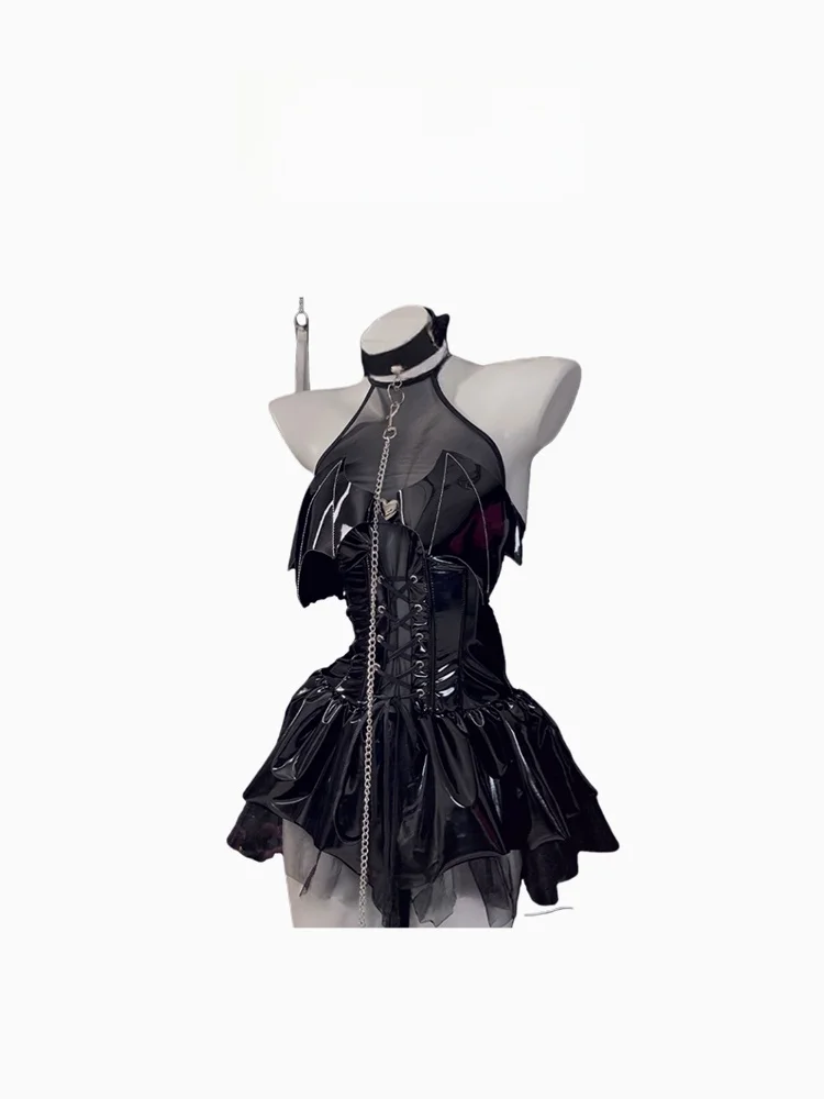 Sexy Halloween Devil Short Skirt Uniform Pure Desire plus Size Sleepwear Women's Series Low Waist Straight Leg Cotton Onesie
Sexy Halloween Devil Short Skirt Uniform Pure Desire plus Size Sleepwear Women's Series Low Waist Straight Leg Cotton Onesie