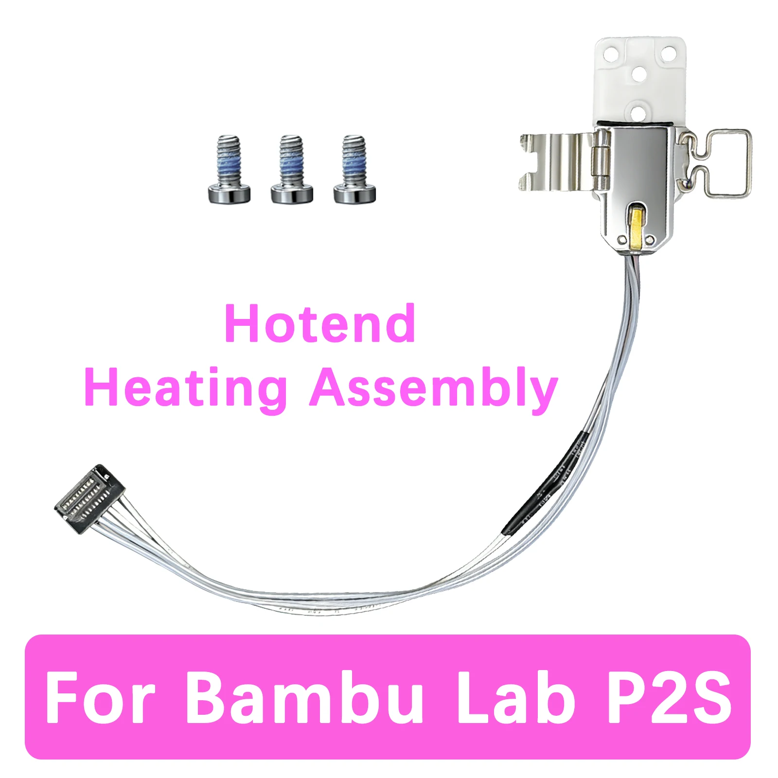 P2S Heating Component + Heater Cartridge Thermistor For Bambu Lab P2S Hotend Upgraded Hotend Heating Assembly For Bamboo P2S
P2S Heating Component + Heater Cartridge Thermistor For Bambu Lab P2S Hotend Upgraded Hotend Heating Assembly For Bamboo P2S