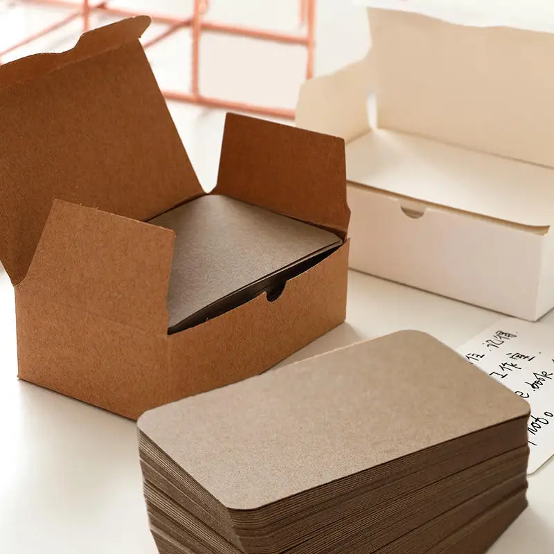 200/100pcs Retro Double-sided Blank Kraft Paper Card Word Lettering Message Card DIY Postcard Gift Greeting Invitation Card
200/100pcs Retro Double-sided Blank Kraft Paper Card Word Lettering Message Card DIY Postcard Gift Greeting Invitation Card