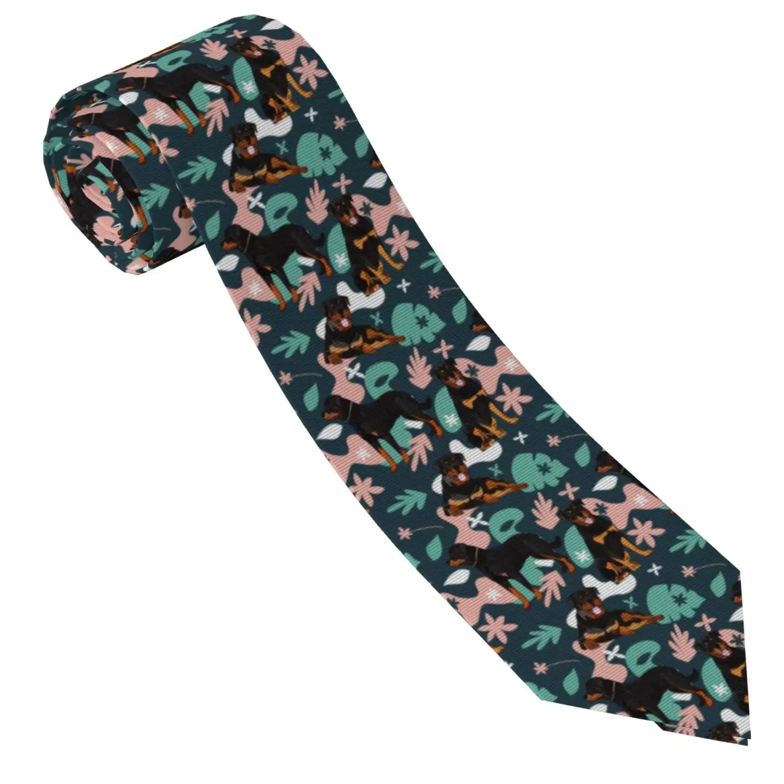 Rottweiler Print Ties Pattern Men’s Silk Ties 4.7" Formal Necktie Wedding Accessory Men's Business Ties For Husband Father
Rottweiler Print Ties Pattern Men’s Silk Ties 4.7" Formal Necktie Wedding Accessory Men's Business Ties For Husband Father