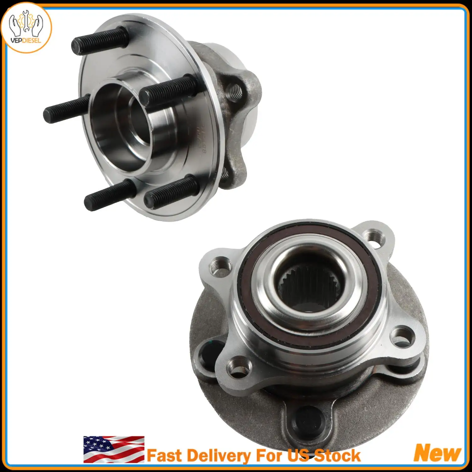 2Pcs Wheel Bearing And Hub Assembly 512498 BR930874 BR930913 HA590481 For Ford Fusion 2013-2020 Lincoln MKZ Wheel Accessories
2Pcs Wheel Bearing And Hub Assembly 512498 BR930874 BR930913 HA590481 For Ford Fusion 2013-2020 Lincoln MKZ Wheel Accessories