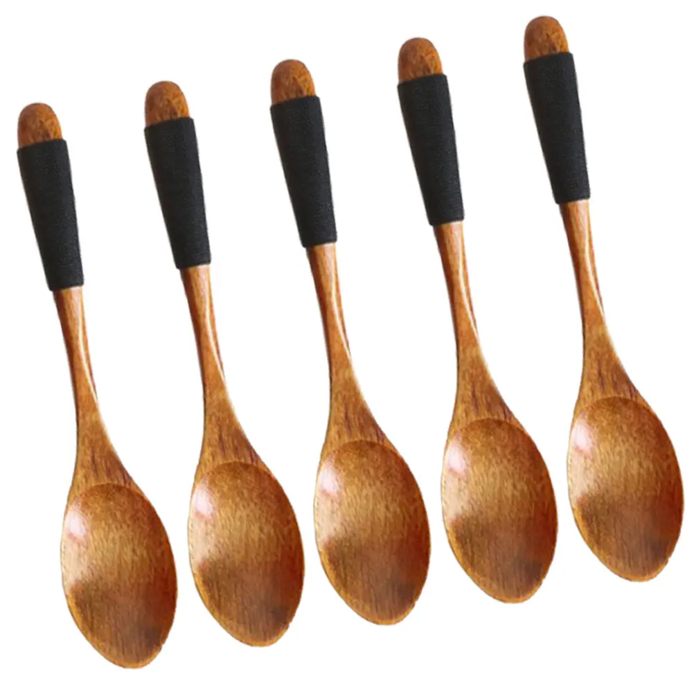 5Pcs Portable Wooden Mini Spoons Natural Ecofriendly Lightweight Dessert Spoon 14cm for Home Restaurant
5Pcs Portable Wooden Mini Spoons Natural Ecofriendly Lightweight Dessert Spoon 14cm for Home Restaurant