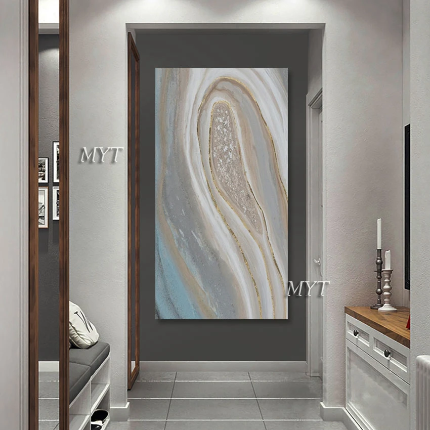 Home Decoration Piece Modern Light Colors Abstract Textured Acrylic Canvas Oil Painting Large Living Room Wall Pictures No Frame
Home Decoration Piece Modern Light Colors Abstract Textured Acrylic Canvas Oil Painting Large Living Room Wall Pictures No Frame