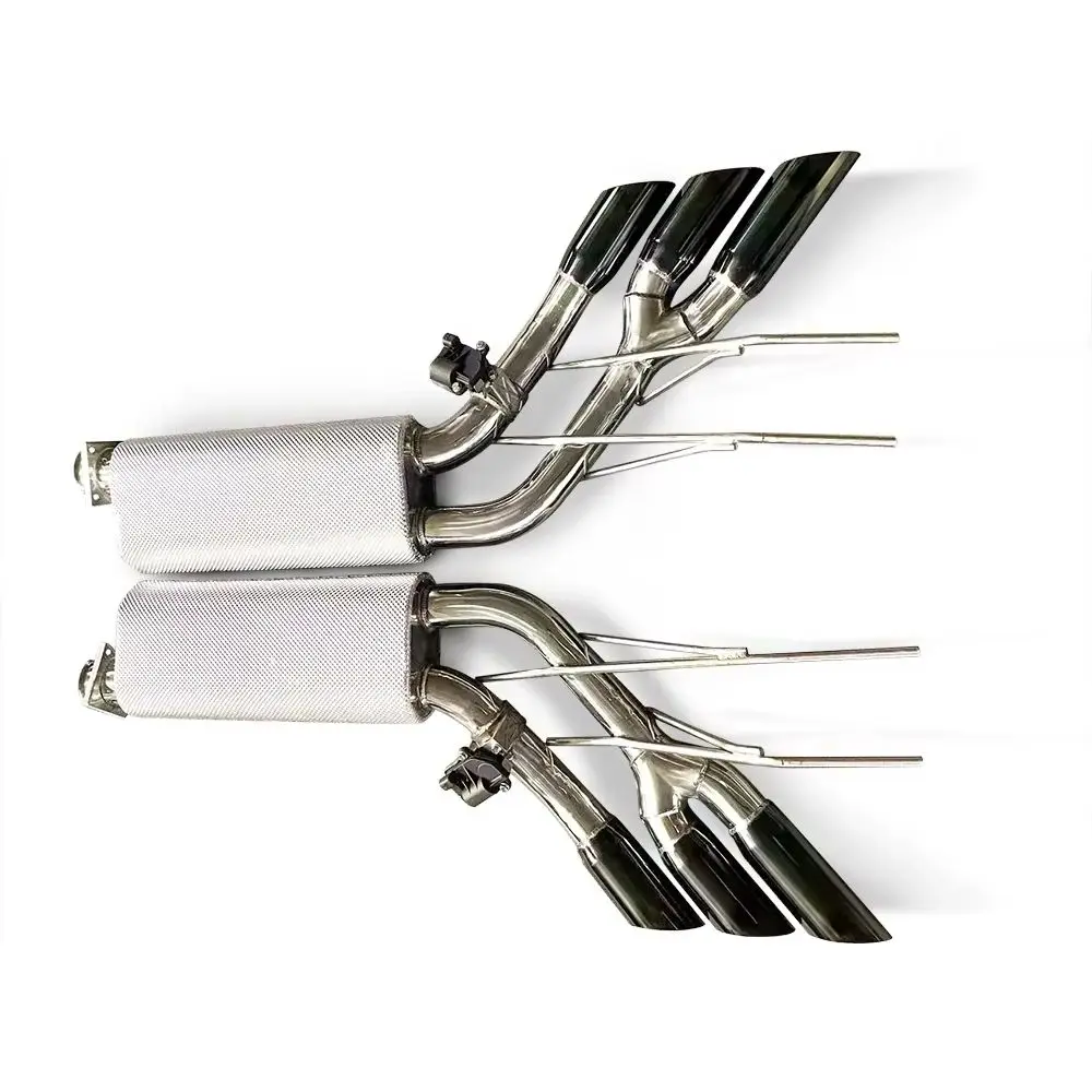 Suitable for Mercedes Benz G63 AMG W463 5.5T 2012-2018 with excellent cat back exhaust performance and perfect installation
Suitable for Mercedes Benz G63 AMG W463 5.5T 2012-2018 with excellent cat back exhaust performance and perfect installation