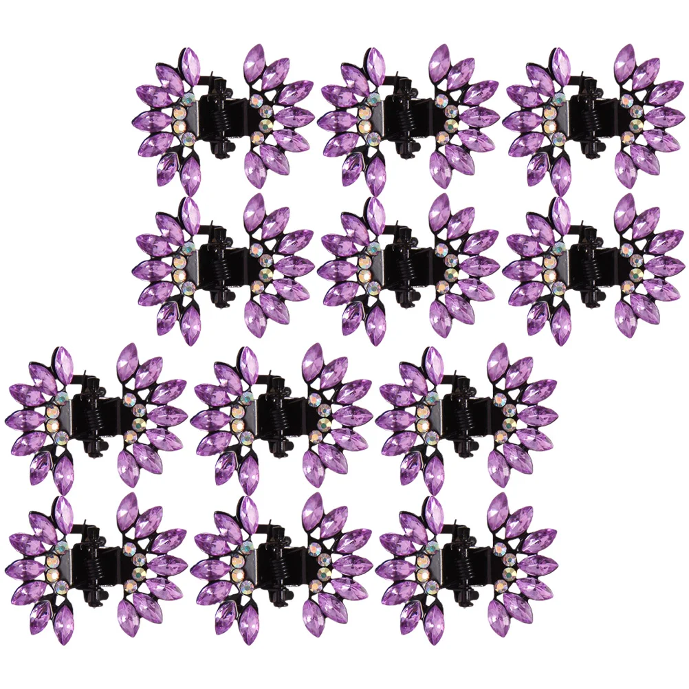 12pcs Rhinestone Claw Clips Small Hair Accessories Resin Butterfly Sparkles Thin Claws Women Girls Fine Hair Decorations
12pcs Rhinestone Claw Clips Small Hair Accessories Resin Butterfly Sparkles Thin Claws Women Girls Fine Hair Decorations