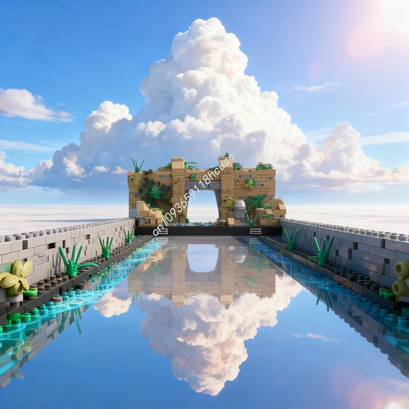 634pcs MOC Star Battle Yavin IV Temple Ruins Diorama Model Building Blocks Toys Construction Christmas Gifts Brick Kids
634pcs MOC Star Battle Yavin IV Temple Ruins Diorama Model Building Blocks Toys Construction Christmas Gifts Brick Kids