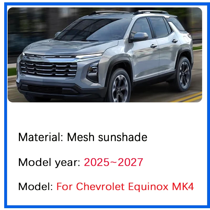 Sun Shade For Chevrolet Equinox MK4 Accessories 2025 2026 2027 Windshield Sunshade Side Window Covers Anti-UV Visors Auto Parts
Sun Shade For Chevrolet Equinox MK4 Accessories 2025 2026 2027 Windshield Sunshade Side Window Covers Anti-UV Visors Auto Parts