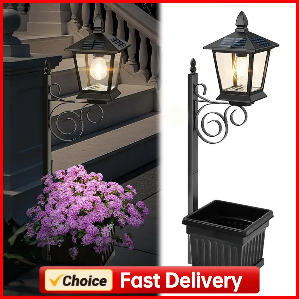 Wall-Mounted Solar Garden Light Waterproof IP54 Solar Powered Pathway Light with Planter Front Porch Decor (No Flowers Included)
Wall-Mounted Solar Garden Light Waterproof IP54 Solar Powered Pathway Light with Planter Front Porch Decor (No Flowers Included)