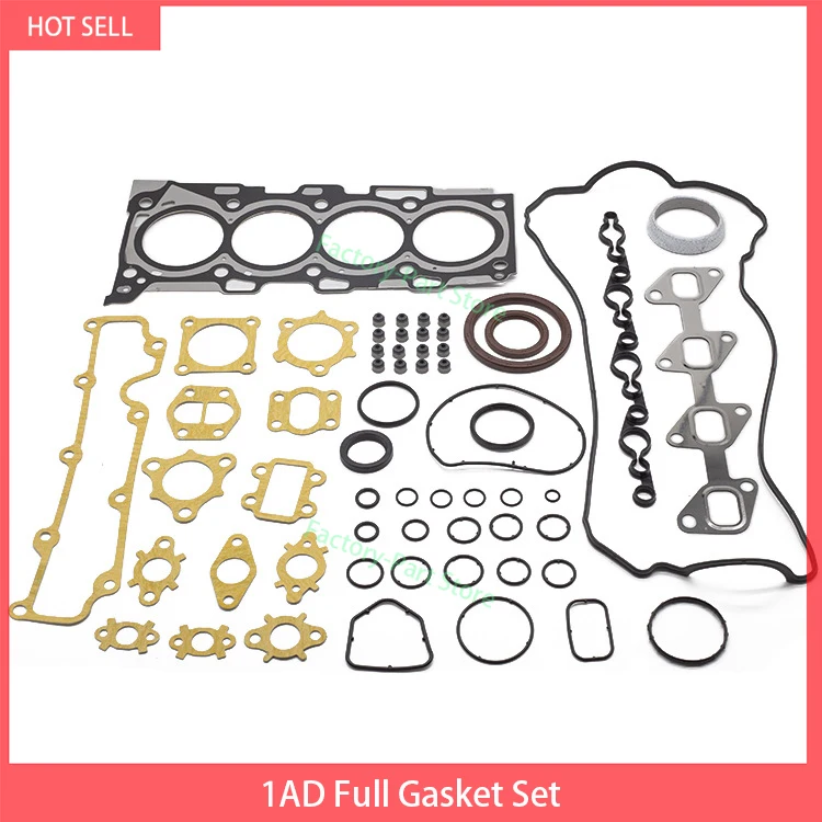 1AD Full Gasket Kit Set For Toyota AVENSIS COROLLA RAV4 AURIS AVENSIS 2.0L 2.2L d-4d 04111-0R032 Overhaul Rebuild Kit
1AD Full Gasket Kit Set For Toyota AVENSIS COROLLA RAV4 AURIS AVENSIS 2.0L 2.2L d-4d 04111-0R032 Overhaul Rebuild Kit