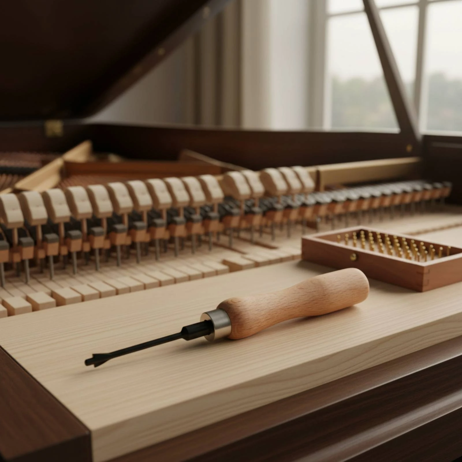 Keyboard Hole Expansion Tool Wood Handle Piano Key Reamer
Keyboard Hole Expansion Tool Wood Handle Piano Key Reamer