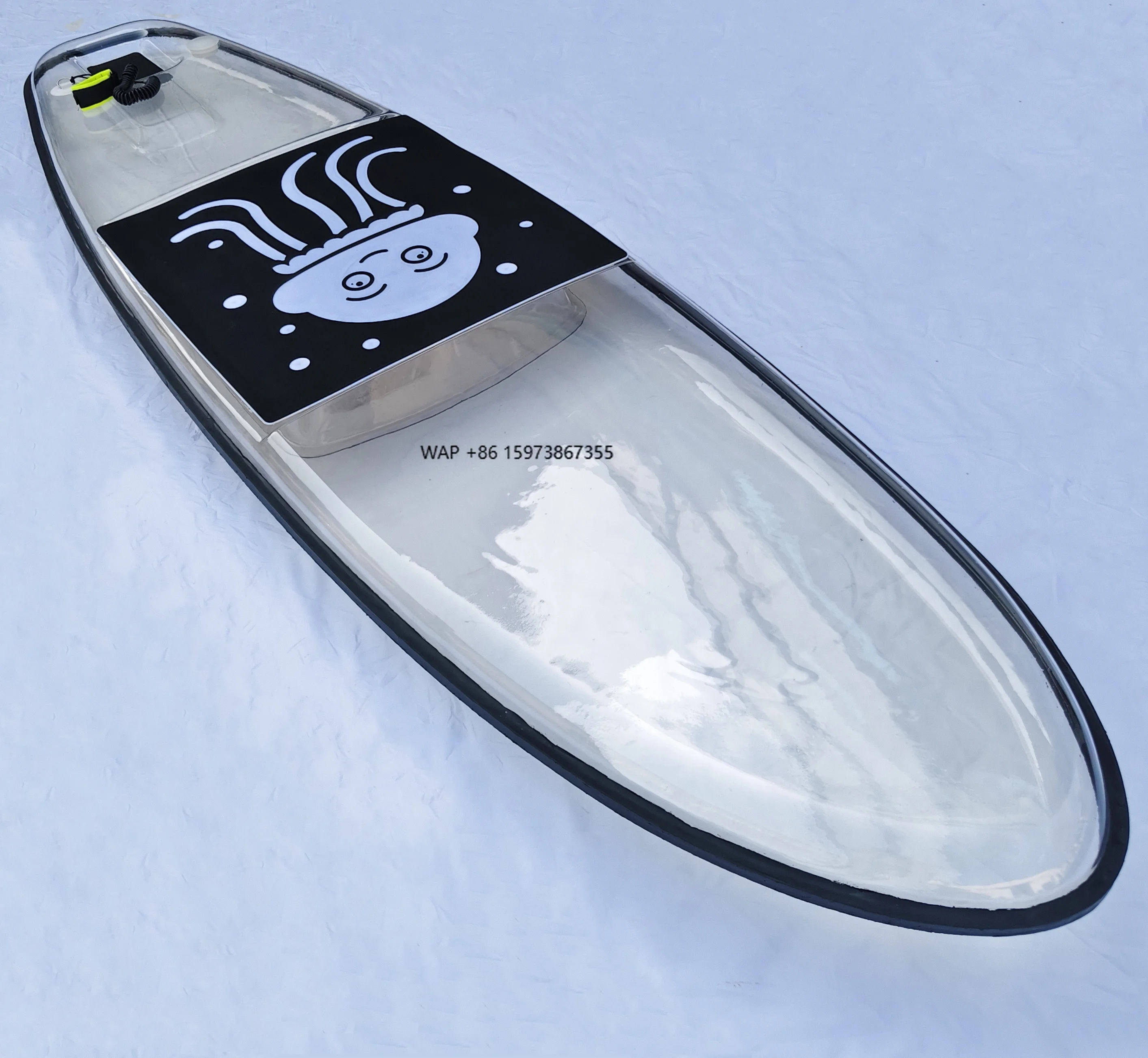Polycarbonate clear Crystal Glass See Bottom Surfboard clear Standing Board Paddle Board
Polycarbonate clear Crystal Glass See Bottom Surfboard clear Standing Board Paddle Board