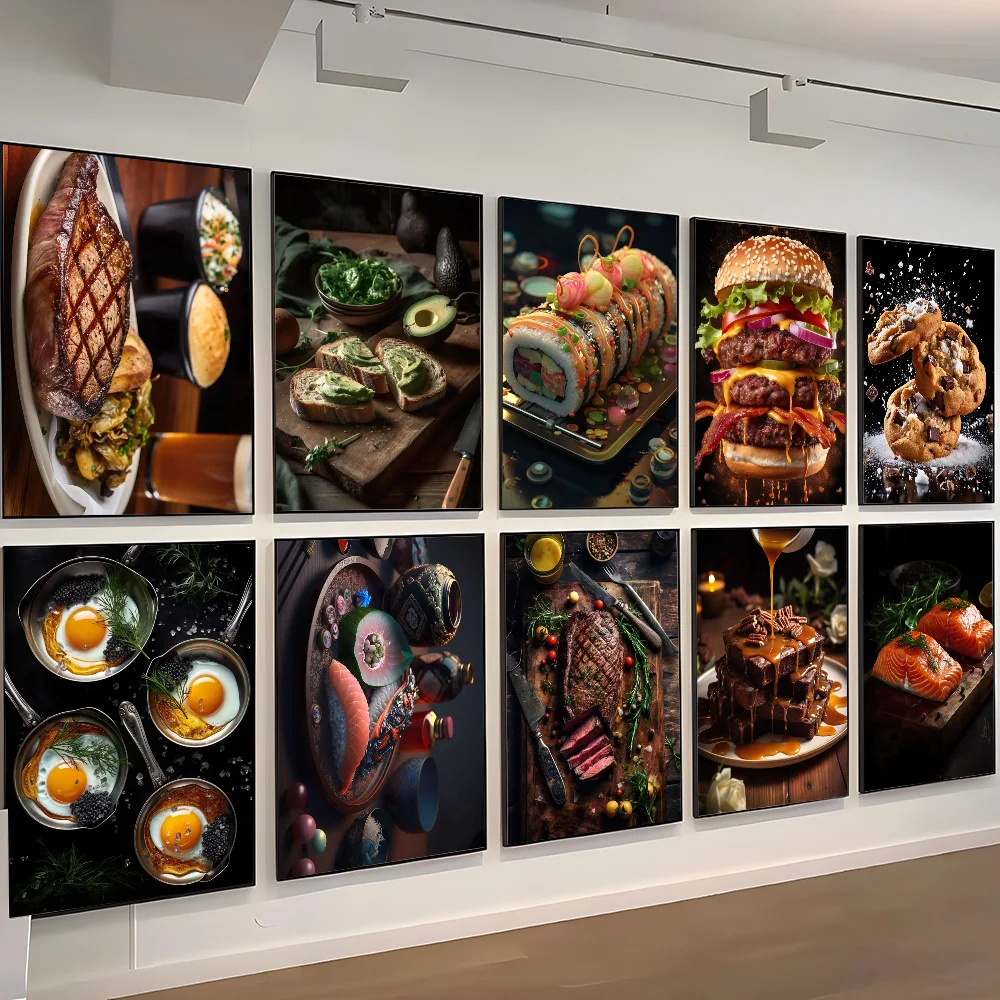 Еда Изображение Стейк Суши Плакат Самоклеящаяся Художественная Водонепроницаемая Бумажная Наклейка Кофейня Бар Комната Настенный Декор
Еда Изображение Стейк Суши Плакат Самоклеящаяся Художественная Водонепроницаемая Бумажная Наклейка Кофейня Бар Комната Настенный Декор