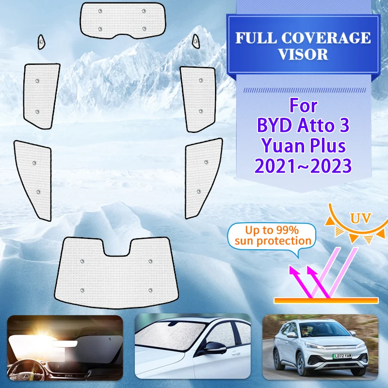 Автомобильные полные Чехлы, солнцезащитный козырек для BYD Yuan Plus Atto 3 2021 2022 2023 2024, автомобильный козырек с защитой от УФ-лучей, солнцезащитные Чехлы, автомобильные аксессуары
Автомобильные полные Чехлы, солнцезащитный козырек для BYD Yuan Plus Atto 3 2021 2022 2023 2024, автомобильный козырек с защитой от УФ-лучей, солнцезащитные Чехлы, автомобильные аксессуары