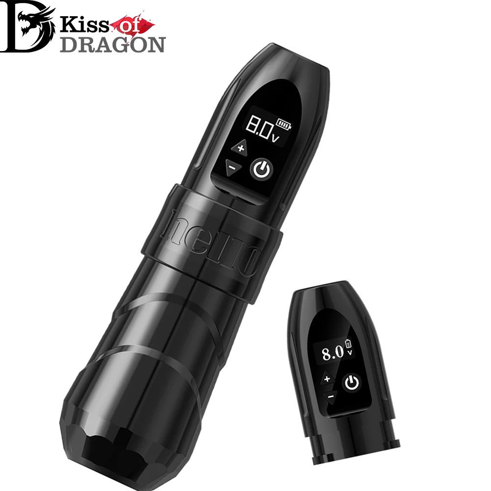 Kiss of Dragon Wireless Tattoo Machine Pen 2400mAh Large Capacity Battery Coreless Motor Pen Machine For Tattoo Artists
Kiss of Dragon Wireless Tattoo Machine Pen 2400mAh Large Capacity Battery Coreless Motor Pen Machine For Tattoo Artists