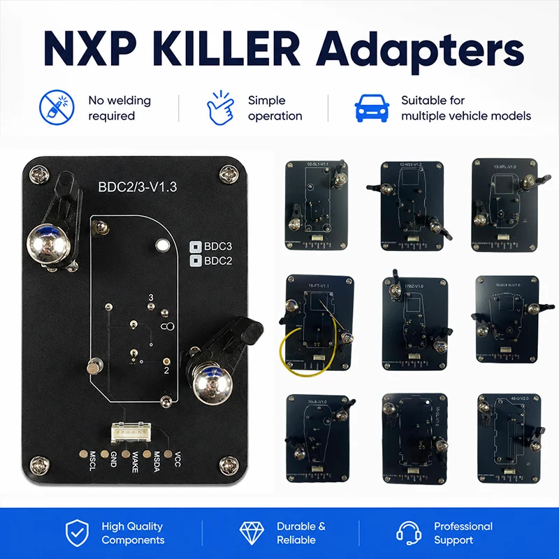 MCKB Hot Sell Adapter For BMW BDC3 Model Work With NXP Killer Solder Free adapter easy to operate Fit For KD X4 VVDI KYDZ Tool
MCKB Hot Sell Adapter For BMW BDC3 Model Work With NXP Killer Solder Free adapter easy to operate Fit For KD X4 VVDI KYDZ Tool