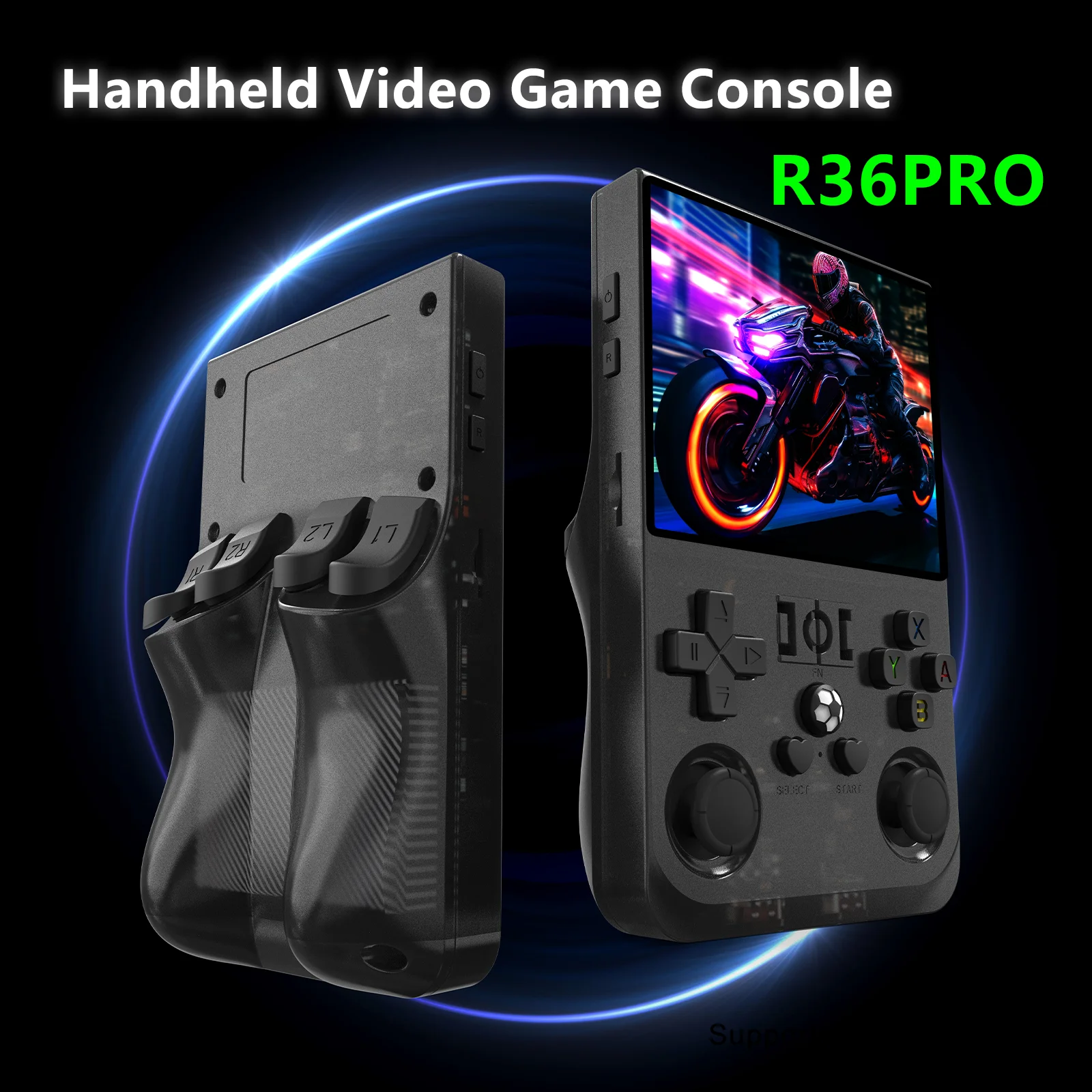 Портативная игровая консоль Open Source R36 PRO Retro с Linux-системой, 3,5-дюймовым IPS-экраном, 128 ГБ памяти и поддержкой игр R36S
Портативная игровая консоль Open Source R36 PRO Retro с Linux-системой, 3,5-дюймовым IPS-экраном, 128 ГБ памяти и поддержкой игр R36S