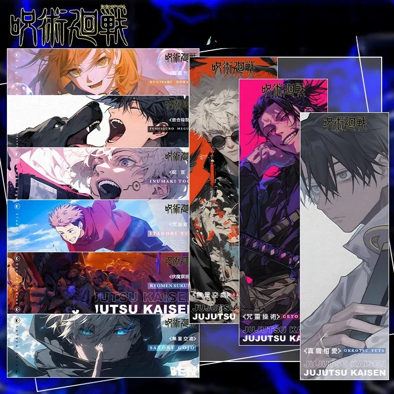 Itadori Yuji Gojo Satoru Fujikura Megumi Popular Anime Peripherals Reverse Laser Tickets Laser Bookmarks Comic Exhibition Gifts
Itadori Yuji Gojo Satoru Fujikura Megumi Popular Anime Peripherals Reverse Laser Tickets Laser Bookmarks Comic Exhibition Gifts