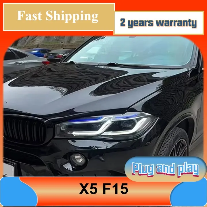 Car Accessories for BMW X5 Head Light 2014-2018 X5 F15 Headlight DRL Turn Signal Low High Beam Projector Lens
Car Accessories for BMW X5 Head Light 2014-2018 X5 F15 Headlight DRL Turn Signal Low High Beam Projector Lens
