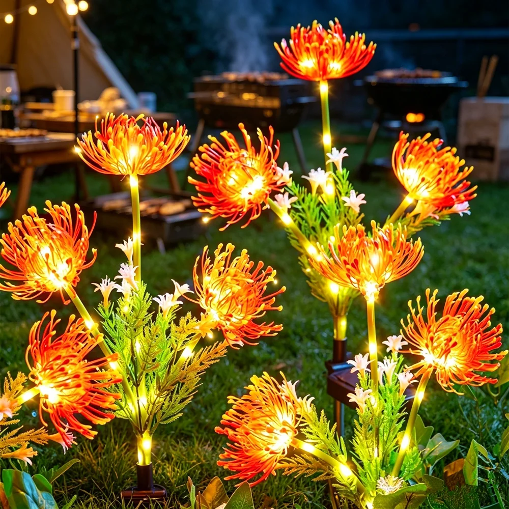 Solar LED Light Outdoor Camping Light Yard Decor Solar Solar Flowers Lights with Glowing Flowers & Stems for Garden Pathway Deck
Solar LED Light Outdoor Camping Light Yard Decor Solar Solar Flowers Lights with Glowing Flowers & Stems for Garden Pathway Deck